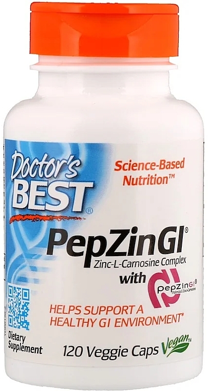 PepZin GI Zinc-L-Carnosine Complex, capsules - Doctor's Best — photo N1