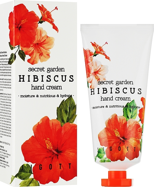 Anti-Aging Hibiscus Hand Cream - Jigott Secret Garden Hibiscus Hand Cream — photo N5