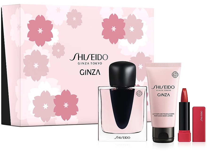 Shiseido Ginza - Set (edp/50ml+b/lot/50ml+lipstick/2g) — photo N1