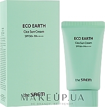 Centella & Mint Sunscreen - The Saem Eco Earth Cica Sun Cream — photo N2