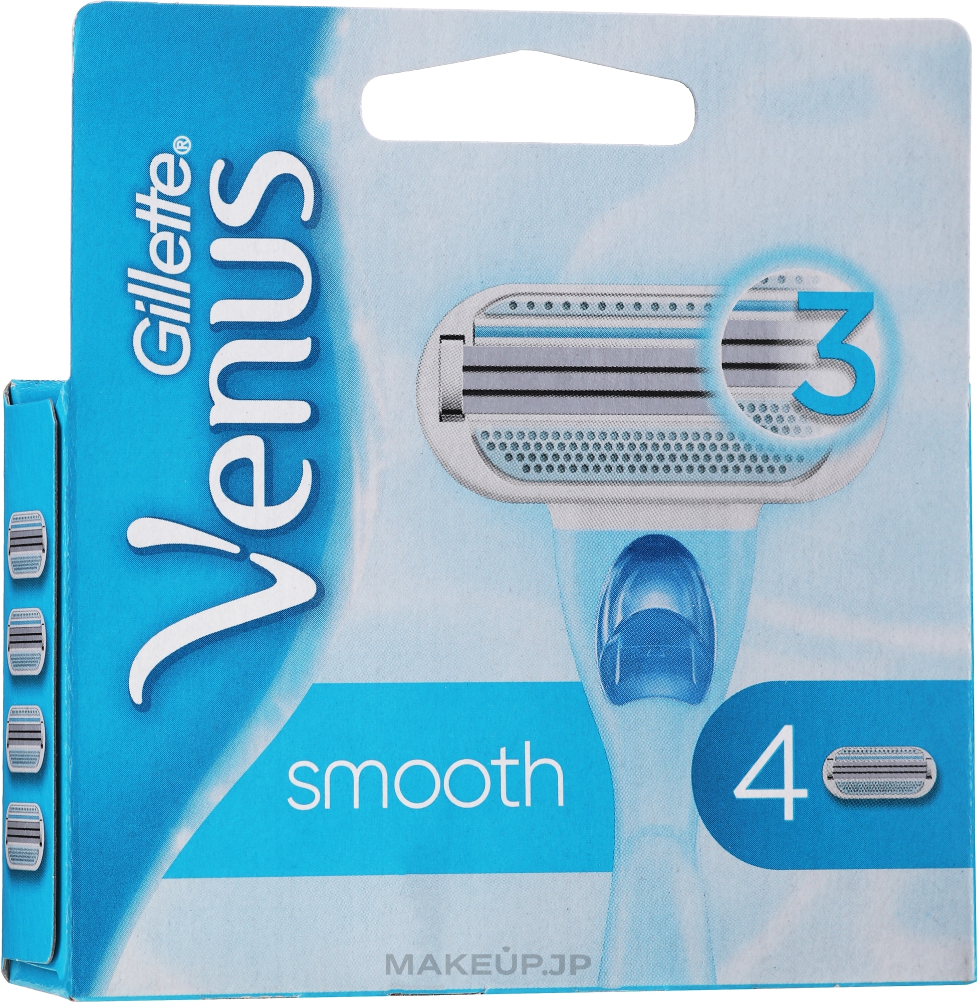 Shaving Razor Refills, 4 pcs. - Gillette Venus Smooth  — photo 4 ЊВ.