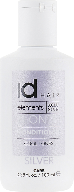 Bleached & Blonde Hair Conditioner - idHair Elements XCLS Blonde Silver Conditioner — photo N1