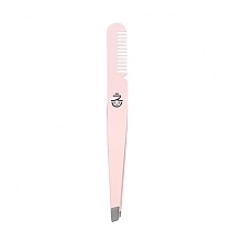 Fragrances, Perfumes, Cosmetics Brow Tweezers - Miin Korean Cosmetics Eyebrow Tweezer With Comb