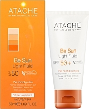 Anti-Aging Sunscreen Fluid - Atache Be Sun Light Fluid SPF50+ — photo N2