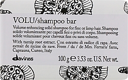 Volume Solid Shampoo for Thin & Weakened Hair - Davines Essential Haircare Volu Shampoo Bar — photo N7