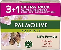 Almond Milk Soap 3+1 - Palmolive Natural Delicate Care with Almond Milk Soap — photo N19