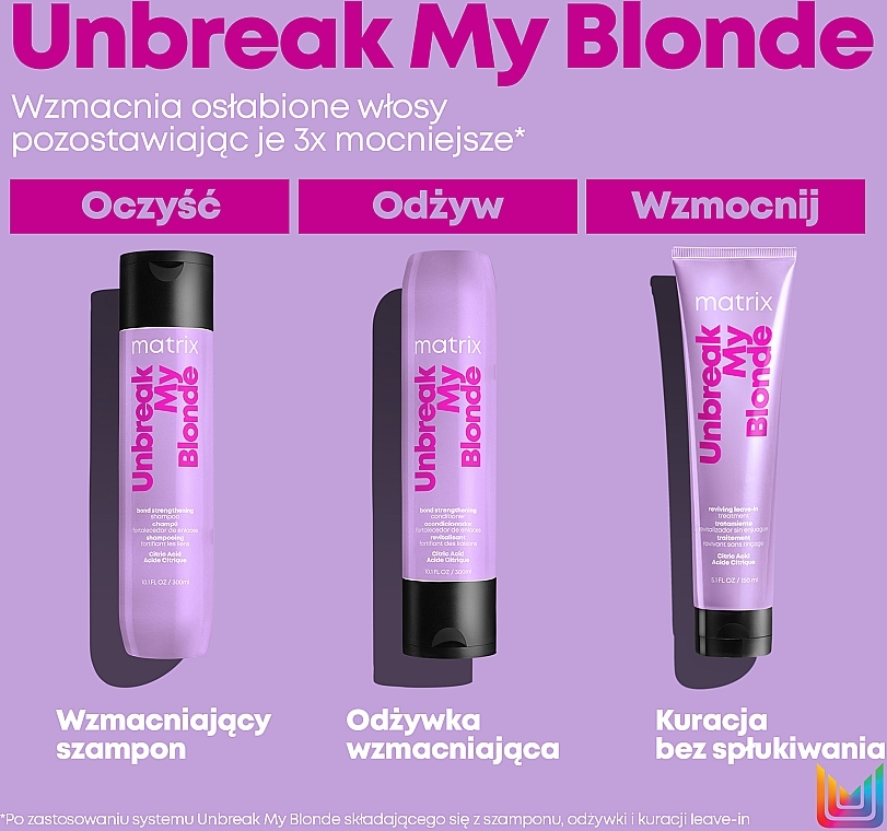 Strengthening Shampoo - Matrix Total Results Unbreak My Blonde Strengthening Shampoo — photo N5