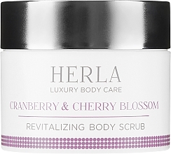 Body Scrub - Herla Luxury Body Care Cranberry & Cherry Blossom Revitalizing Body Scrub — photo N2