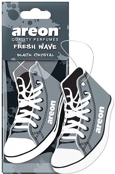 Car Air Freshener, dry, sachet - Areon Fresh Wave Black Crystal — photo N2