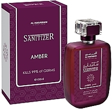 Fragrances, Perfumes, Cosmetics Perfumed Hand Sanitizer - Al Haramain Amber Perfumed Hand Sanitizer