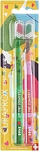 Fragrances, Perfumes, Cosmetics Toothbrush Set, 5460 Ultra Soft, green + pink - Curaprox