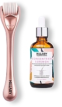 Fragrances, Perfumes, Cosmetics Set "Scalp Meso Roller + Concentrate Serenoa Hair Serum" - Hillary (mezoroller + ser/50ml)