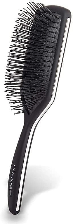 Detangling Hair Brush, black - Framar Paddle Detangling Brush Black To The Future — photo N4