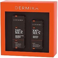 Fragrances, Perfumes, Cosmetics Set - Dermika 100% For Men (cream/50ml + eye/cream/15ml)