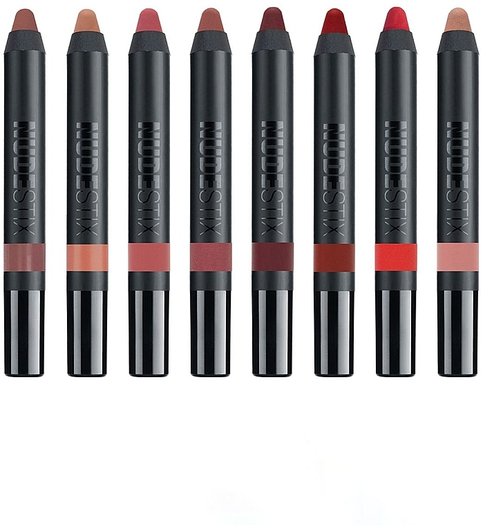 2-in-1 Lip & Blush Lipstick Pen - Nudestix Intense Matte Lip + Cheek Pencil — photo N2