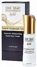 Fragrances, Perfumes, Cosmetics Day Face Cream with Gold & Hyaluronic Acid - Dr.Sea Gold & Hyaluronic Acid Intensive Moisturizing Day Cream