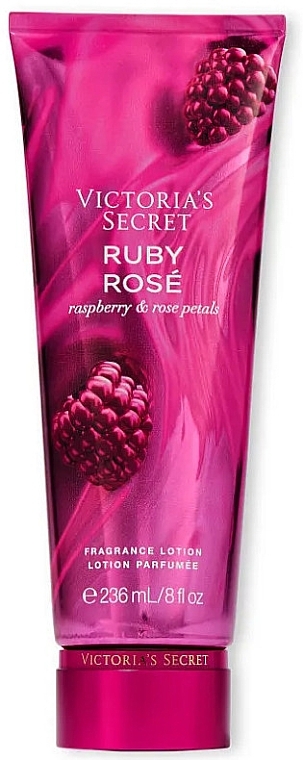 Body Fragrance Lotion - Victoria's Secret Ruby Rose Fragrance Lotion — photo N1