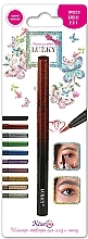 Fragrances, Perfumes, Cosmetics Shimmer & Eyeliner 2in1 "KissTochka" - Lukky (Green)