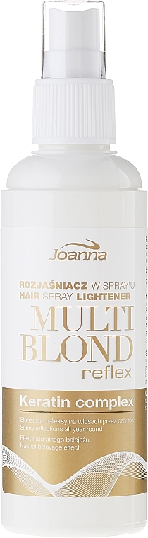 Hair Spray Lightener - Joanna Multi Blond Spray — photo N4