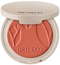 Fragrances, Perfumes, Cosmetics Compact Blush - Artdeco Green Couture Silky Powder Blush (tester)