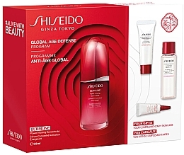 Set - Shiseido Ultimune Global Age Defense Program (f/conc/50ml + f/foam/15ml + softner/30ml + eye/conc/3ml) — photo N2