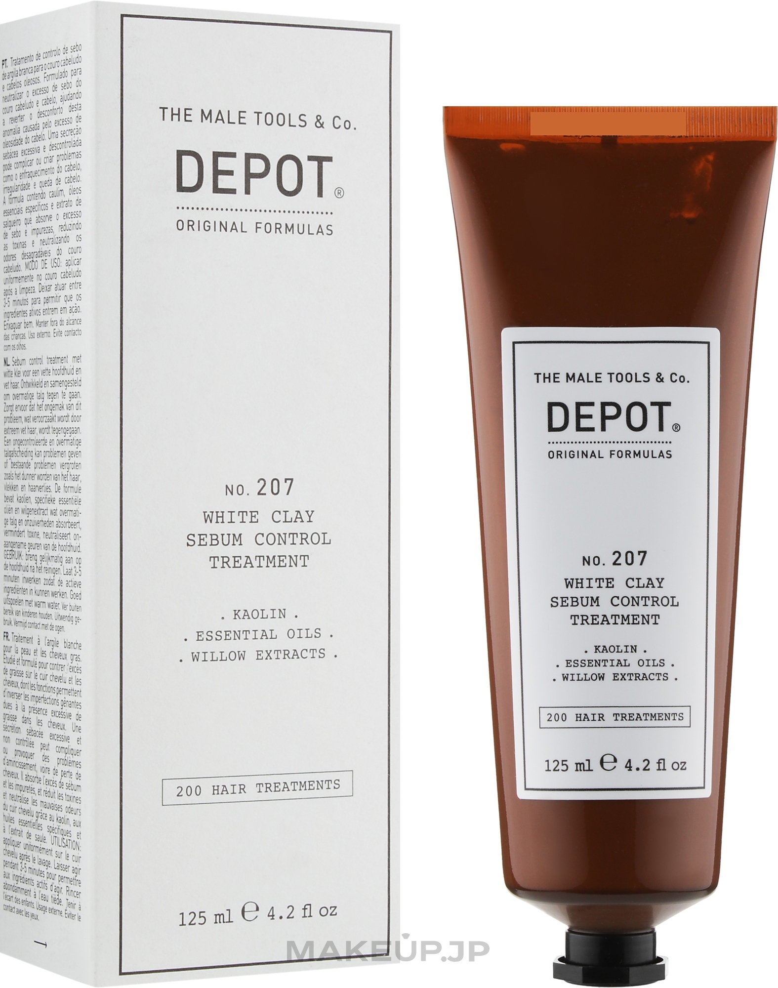 Sebum Control White Clay - Depot 207 White Clay Sebum Control Treatment — photo 125 ml