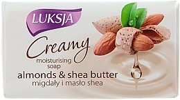 Cream-Soap with Almond and Shea Butter - Luksja Creamy Almond Shea Butt Soap — photo N1