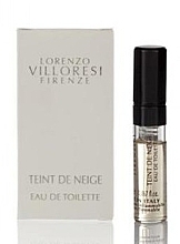 Fragrances, Perfumes, Cosmetics Lorenzo Villoresi Teint de Neige - Eau de Toilette (sample)