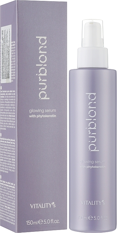 Glowing Serum for Blonde Hair - Vitality's Purblond Glowing Serum — photo N2