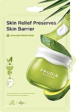 Fragrances, Perfumes, Cosmetics Avocado Facial Sheet Mask - Frudia Skin Relief Preserves Skin Barrier