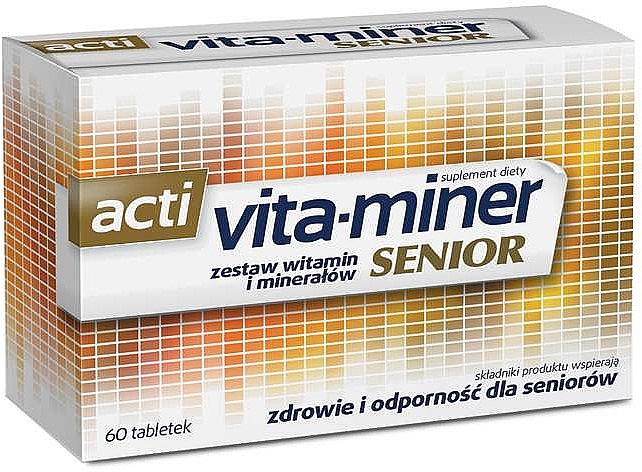 Dietary Supplement - Aflofarm Acti Vita-Miner Senior Suplement Diety — photo N2