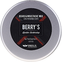 Fragrances, Perfumes, Cosmetics Beard & Mustache Wax - Brelil Berry's Beard and Mustache Wax
