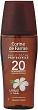 Fragrances, Perfumes, Cosmetics Sunscreen Dry Body Oil - Corine De Farme Dry Oil Protect & Tan Spray Spf 20