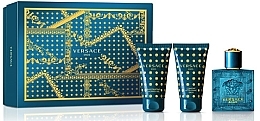 Fragrances, Perfumes, Cosmetics Versace Eros - Set (edt/50ml + sh/gel/50ml + ash/balm/50ml)