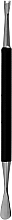 Fragrances, Perfumes, Cosmetics Cuticle Pusher & Trimmer, I 40793, black - Omkara