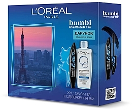 Fragrances, Perfumes, Cosmetics Gift Set - L’Oreal Paris Bambi Eye Oversized (mascara/8.9ml + water/200ml)