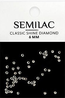 Nail Crystals, 6 mm - Semilac Classic Shine Diamond — photo N1