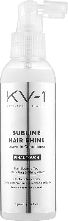 Conditioner Spray with Botox Effect - KV-1 Final Touch Sublime Hair Shine Leave-In Conditioner — photo N1