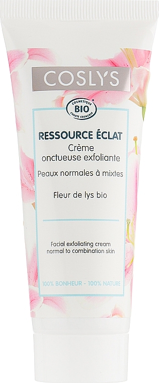 Exfoliating Face Cream with Lily Extract for Normal & Combination Skin - Coslys Facial Care Exfoliating Facial Cream With Lily Extract — photo N2