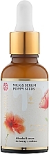 Fragrances, Perfumes, Cosmetics Facial Milk Serum with Poppy Oil - Ingrid Cosmetics Vegan Milk & Serum Poppy Seeds