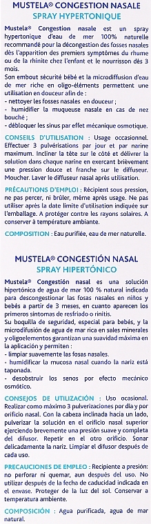 Nasal Congestion Hipertonic Spray - Mustela Nasal Congestion Hipertonic Spray — photo N3