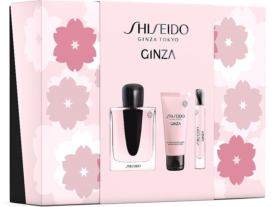 Set (edp/90 ml + b/lot/50 ml + edp/roll/7 ml) - Shiseido Ginza — photo N2