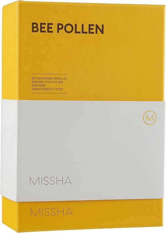 Set - Missha Bee Pollen Renew Special Set (ser/40ml + cr/50ml + treat/30ml) — photo N1