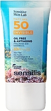 Fragrances, Perfumes, Cosmetics Mattifying Sunscreen Gel - Sensilis Matt Gel SPF50+ Invisible Oil Free & Antiaging