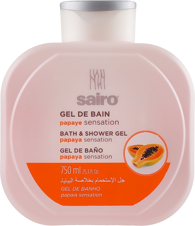 Bath & Shower Gel "Papaya" - Sairo Bath And Shower Gel Papaya Sensation — photo N1