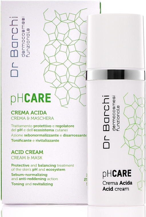 Face Cream Mask - Dr. Barchi pH Care Acid Cream — photo N1