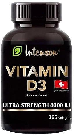 Vitamin D-3 4000 IU  - Intenson Vitamin D3 — photo N3