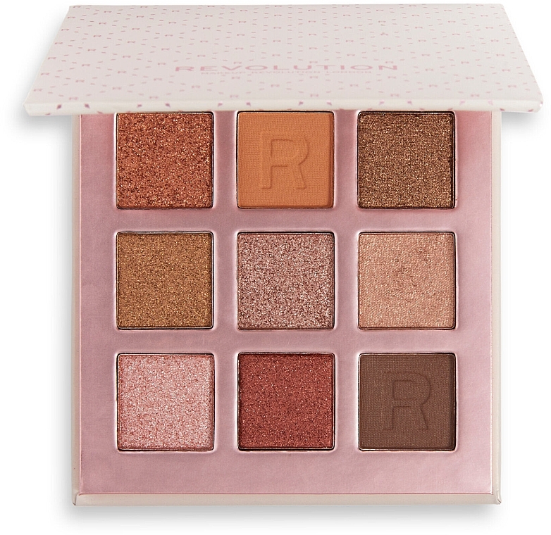 Eyeshadow Palette - Makeup Revolution Soft Glamour Mini Eyeshadow Palette Dream Glow — photo N1