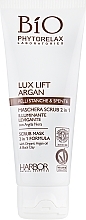 Scrub Mask - Phytorelax Laboratories Lux Lift Argan Illuminating Scrub Mask 2 in 1 — photo N16