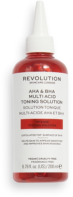 Acid Face Tonic - Revolution Skincare AHA & BHA Multi Acid Toning Solution — photo N2